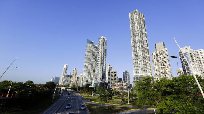 Vista general este martes de la Ciudad de Panamá (Panamá).
