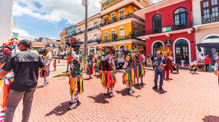 Corpus Christi en el Casco Antiguo, ciudad de Panamá.