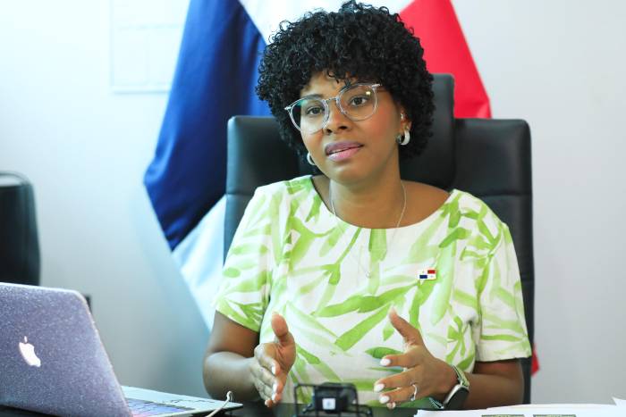La diputada Walkiria Chandler, de la Coalición Vamos.