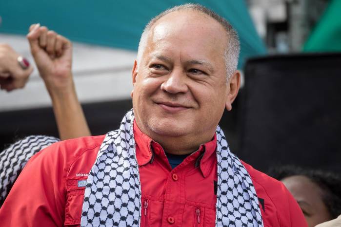 Fotografía de archivo del 19 de junio de 2025 del primer vicepresidente del gobernante Partido Socialista Unido de Venezuela, Diosdado Cabello.