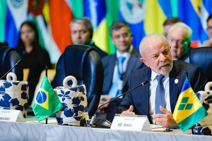 El presidente de Brasil, Luiz Inácio Lula da Silva, durante la COP15 CMS