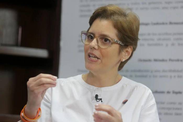 La diputada Grace Hernández.