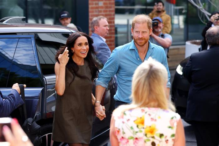 Los duques de Sussex, Enrique y Meghan, en Melbourne (Australia)