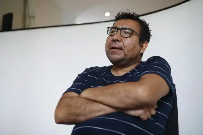 El periodista del periódico digital El Faro, Efren Lemus, en una fotografía de archivo.