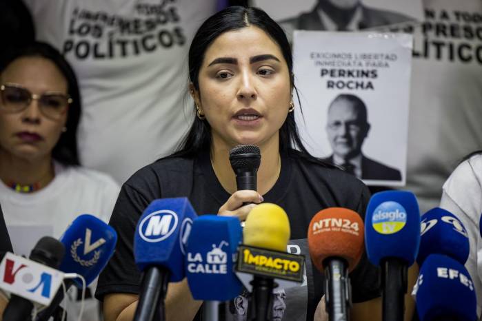 Fotografía de archivo de Aurora Silva, esposa del exdiputado Freddy Superlano, en Caracas.