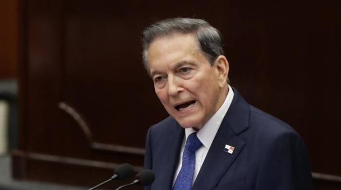 El presidente de Panamá, Laurentino Cortizo, presentó ante la Asamblea Nacional su último informe de gestión el pasado 2 de enero, en la sede legislativa, ciudad de Panamá.