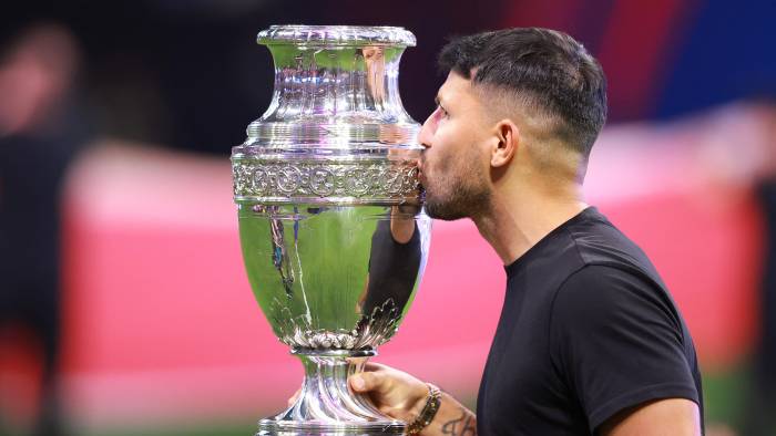 El jugador retirado, Sergio ‘Kun’ Agüero.