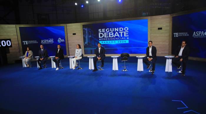 El segundo debate presidencial se realizó en David, provincia de Chiriquí.