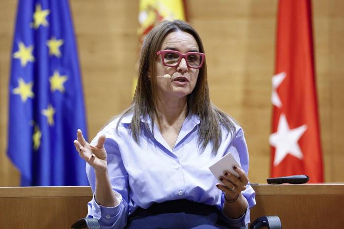 Irama Ficht Muñoz, asociada del programa de Ayuda Humanitaria de la UE, interviene en el debate La solidaridad de la UE en acción: ¿Cómo coopera la Unión Europea con las comunidades de América Latina y el Caribe para prepararse para los desastres?.