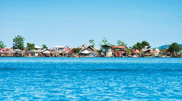 El archipiélago de Guna Yala es una de las áreas más afectadas por el incremento del nivel del mar.