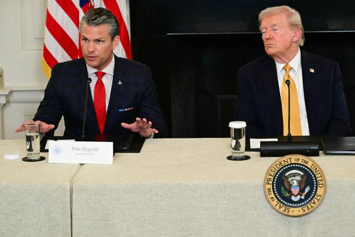 Hegseth ofreció sus declaraciones en una conferencia de prensa conjunta con Trump la tarde de este jueves 23 de octubre.