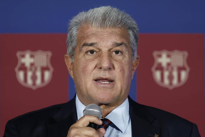 El presidente del FC Barcelona, Joan Laporta.