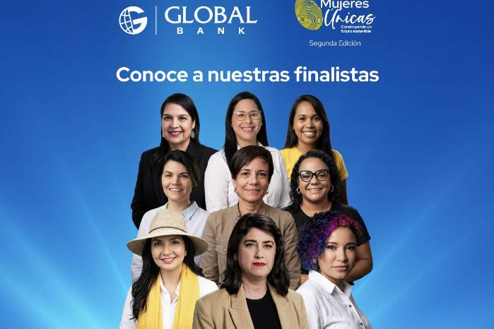La gala de premiación de la segunda edición del Premio Mujeres Únicas de Global Bank se celebrará el próximo 1 de junio.