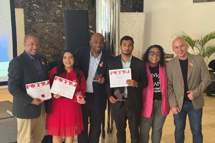 Fueron reconocidos como Voluntario Líder José Camargo (Probidsida), así como Andrea Molina de la Fundación Creo Transforma como Voluntaria Destacada e Ileín Gómez de la Organización Panameña Antituberculosa como Voluntaria Excepcional.