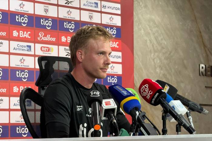 El portero de la selección de Panamá, John Gunn.