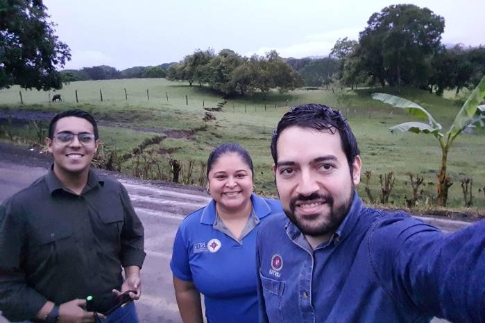 El equipo de la USMA se trasladó al área de la falla de Azuero-Soná para realizar las evaluaciones de campo.
