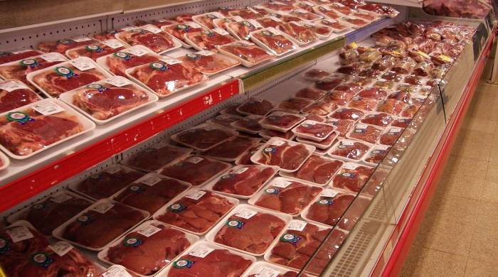 La carne mostró una disminución corta en sus precios.