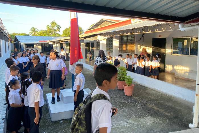 Estudiantes regresan a las aulas de clases este lunes 14 de julio de 2025.