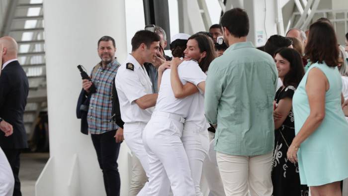 La reina Letizia y la princesa Leonor se reencuentran en Panamá luego de cuatro meses.