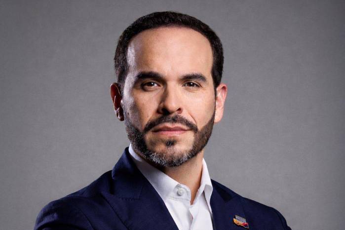 Fotografía de archivo que muestra al candidato colombiano ultraderechista Abelardo de la Espriella.