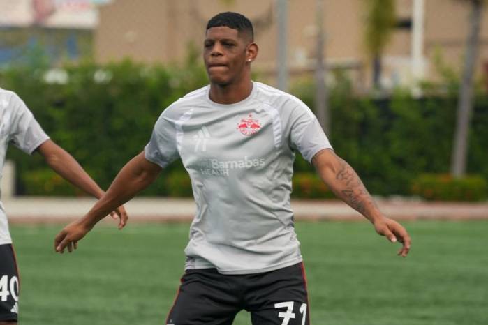 El defensor panameño, Aimar Sánchez.