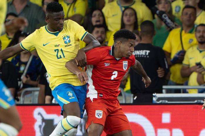 César Blackman de la selección de Panamá.