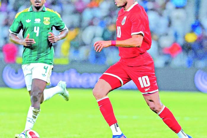 El delantero de la selección de Panamá, Ismael Díaz.