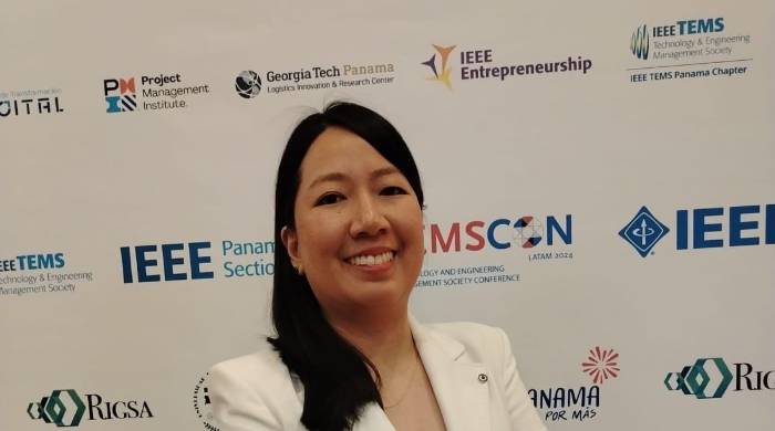 La presidenta de IEEE-Panamá, Susana Lau.