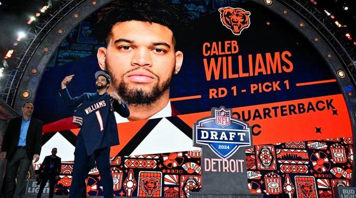Caleb Williams fue escogido por los Chicago Bears.