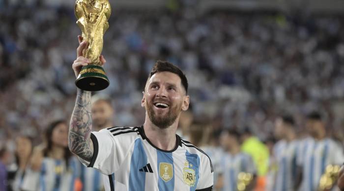 El jugador de la selección argentina, Lionel Messi.