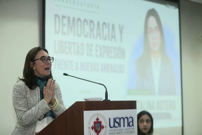 Catalina Botero, exrelatora para la Libertad de Expresión de la OEA.
