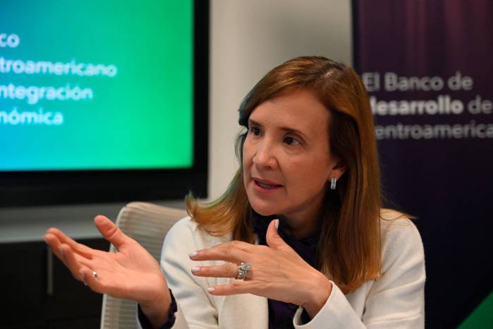 Gisela Sánchez, presidente ejecutiva del BCIE.