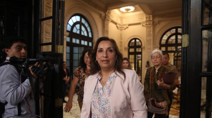 La presidenta de Perú, Dina Boluarte, en una fotografía de archivo.