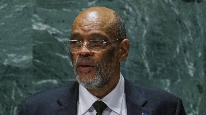 Fotografía de archiva, tomada en septiembre de 2023, en la que se registró al primer ministro de Haití, Ariel Henry, durante la 78 Asamblea General de las Naciones Unidas.