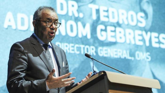 El director general de la Organización Mundial de la Salud (OMS), Tedros Adhanom Ghebreyesus, en una foto de archivo. EFE/ Lenin Nolly