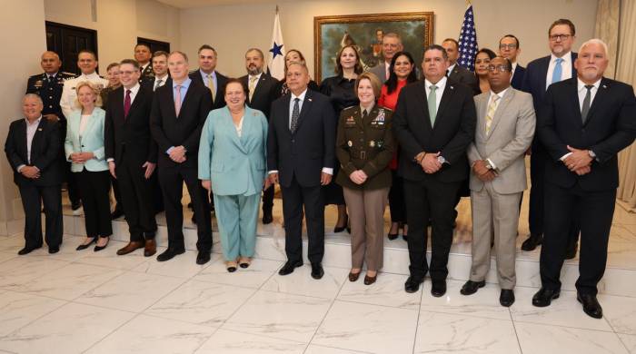 Las delegaciones de ambos países resaltaron la importancia de continuar apoyando a los estamentos de seguridad panameños.