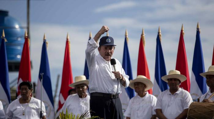 El presidente de Nicaragua, Daniel Ortega.