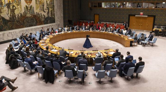 Vista general durante una reunión del Consejo de Seguridad de las Naciones Unidas, en una fotografía de archivo. EFE/EPA/Justin Lane