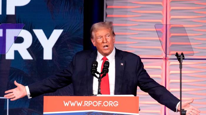 Fotografía de archivo del expresidente de EE.UU., Donald Trump.