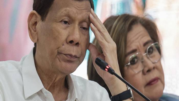 Duterte ha sido arrestado en el Aeropuerto Internacional de Manila a su llegada al país desde Hong Kong