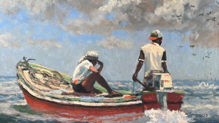 Sprague dominaba diversas técnicas de pintura, que utilizó para sus cuadros que ilustran el diario vivir de los panameños.