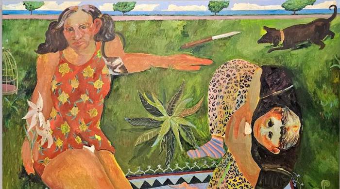 ‘Los encuentros’, óleo sobre tela 2024