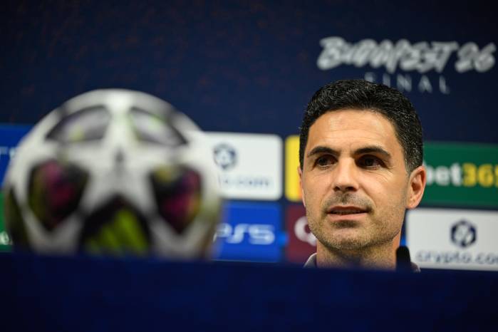 El entrenador del Arsenal, Mikel Arteta.