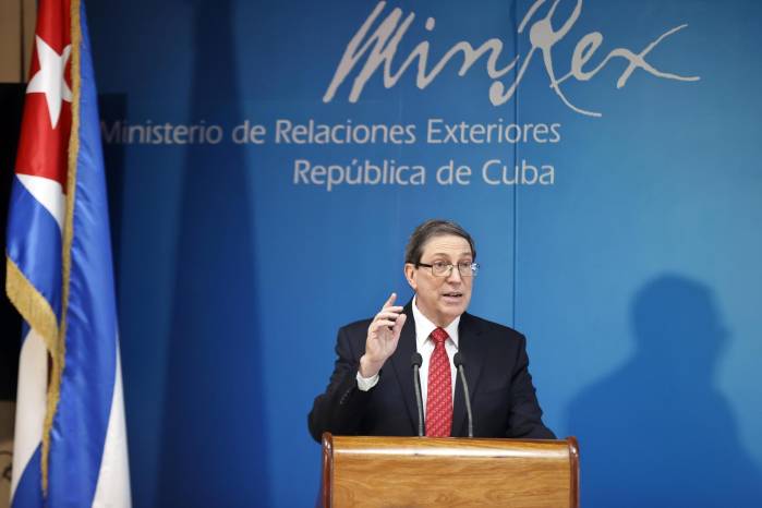 Foto de archivo del canciller de Cuba, Bruno Rodríguez.