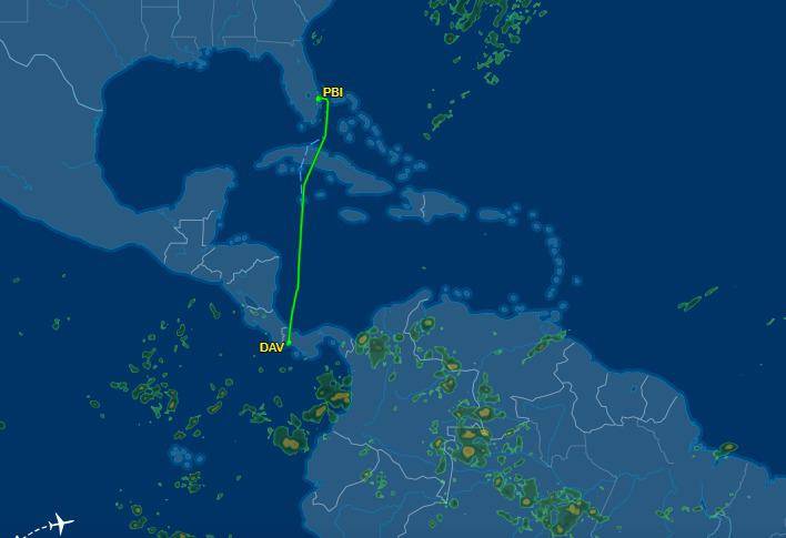 Avi&oacute;n del hijo mayor de Trump se encuentra en Panam&aacute;