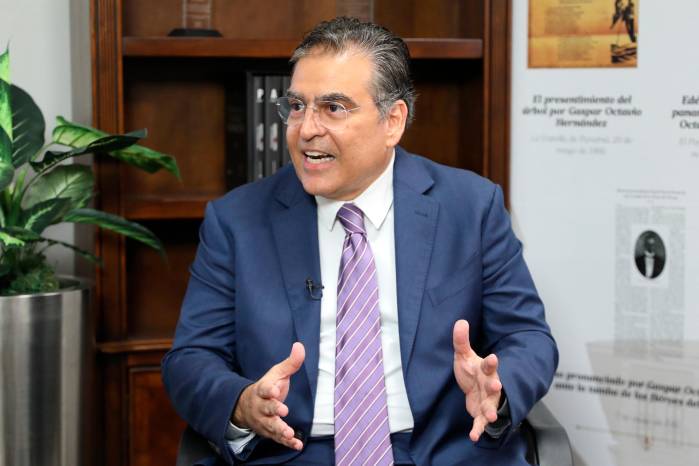 Carlos Raúl Piad, candidato a la presidencia del Partido Panameñista. El colectivo debe renovar su nueva junta directiva el próximo 23 de noviembre