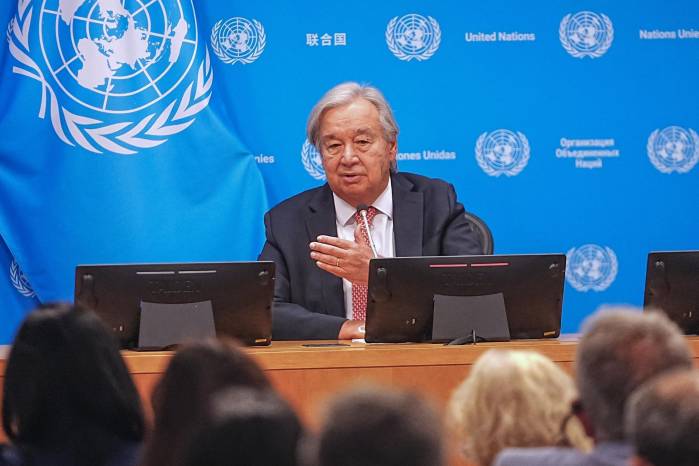 Antonio Guterres será reemplazado en breve el próximo año como secretario general de la ONU.