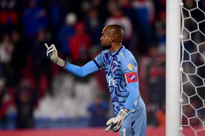 El portero panameño del Nacional, Luis Mejía.