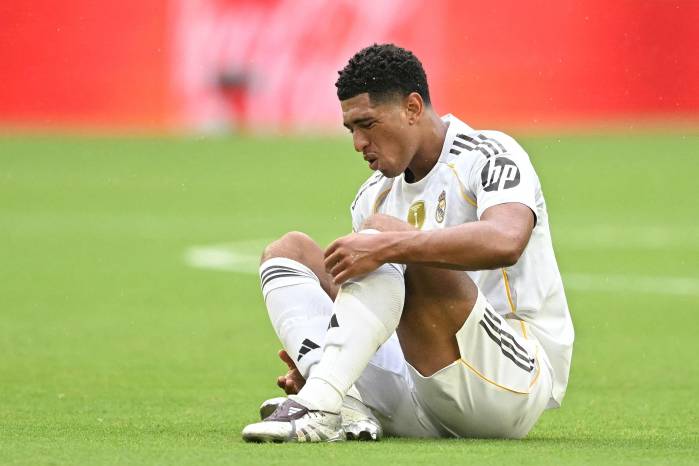 El mediocampista del Real Madrid, Jude Bellingham.