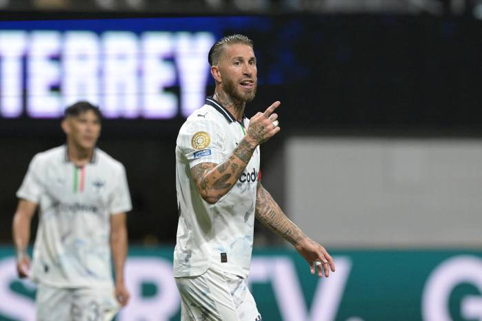 El defensor central del Monterrey, Sergio Ramos.